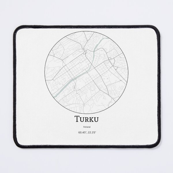 Item preview, Topography of Turku designed and sold by JohnnysHeath.