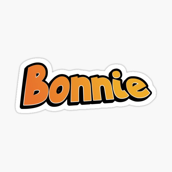 Item preview, Bonnie  text sticker designed and sold by Sticktle.