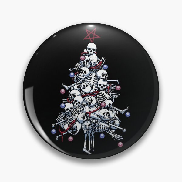 Item preview, Witch vibe: Spooky skeleton christmas tree designed and sold by blackbean21.