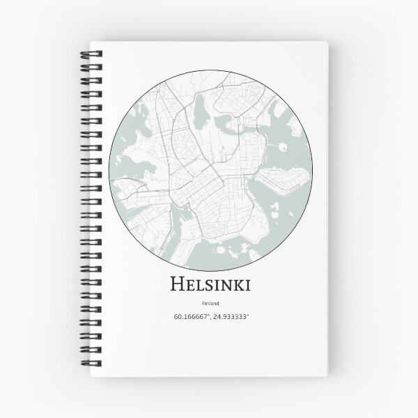 Item preview, Topography of Helsinki designed and sold by JohnnysHeath.