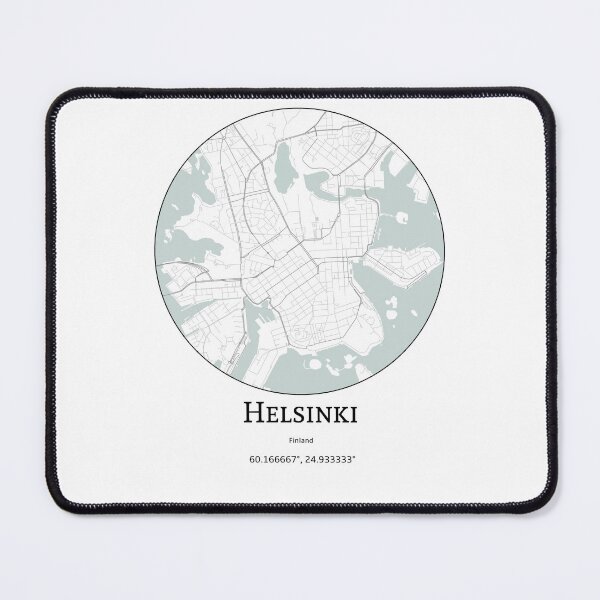 Item preview, Topography of Helsinki designed and sold by JohnnysHeath.