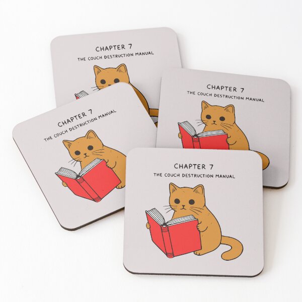 Item preview, Cat reading manual designed and sold by 2Blue-Dots.