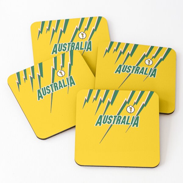 Item preview, AUSTRALIA WORLD SERIES CRICKET MID 90s RETRO ODI KIT  designed and sold by RetroGeekChic.