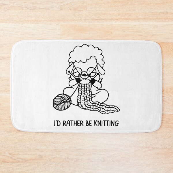 Item preview, I'd Rather Be Knitting designed and sold by alignedLife.