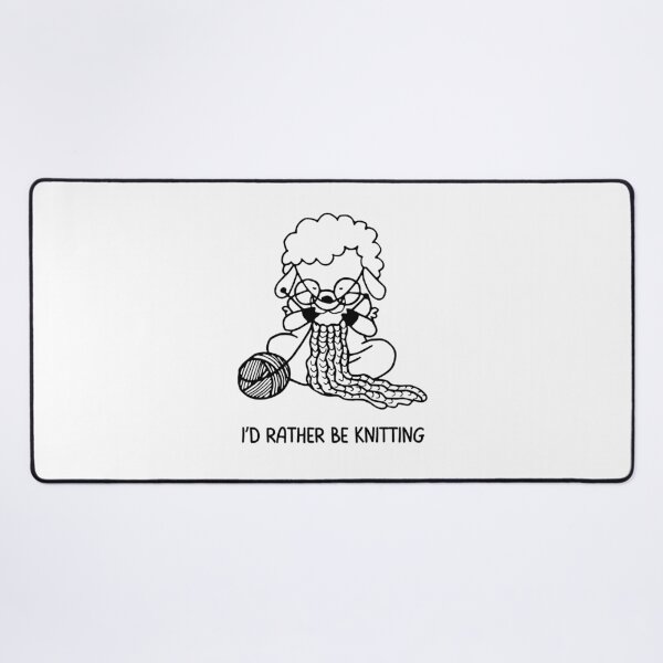 Item preview, I'd Rather Be Knitting designed and sold by alignedLife.