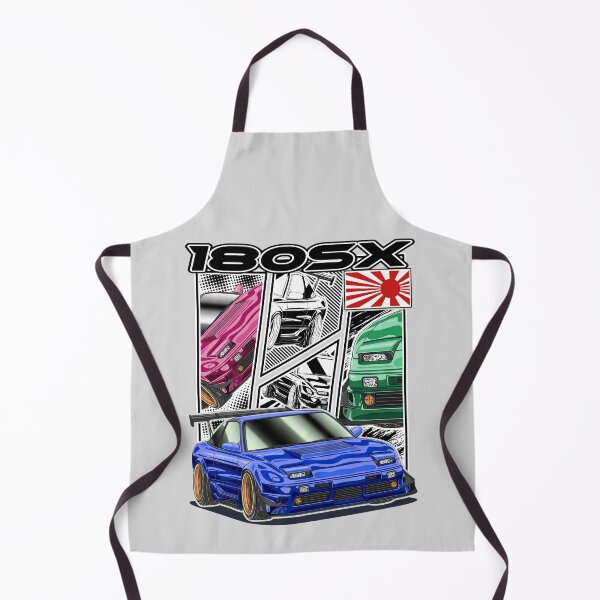 Item preview, JDM Blue Nissan 180SX Comic Style designed and sold by JDM Guyvit.