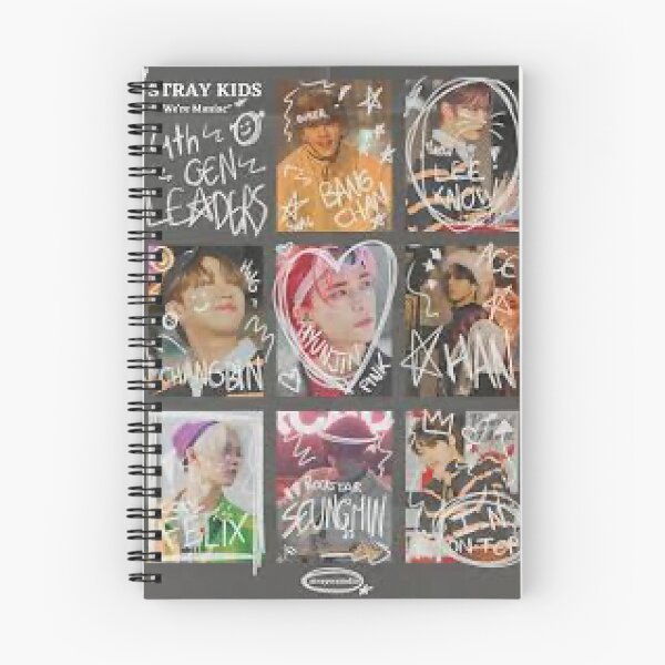 Item preview, Stray Kids high quality poster kpop boy group black and white designed and sold by Kpop-Noona.