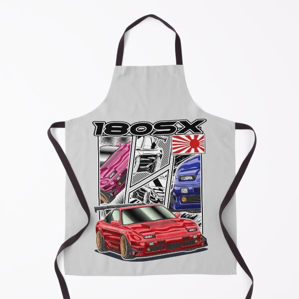 Item preview, Red Nissan 180SX Comic Style designed and sold by JDM Guyvit.