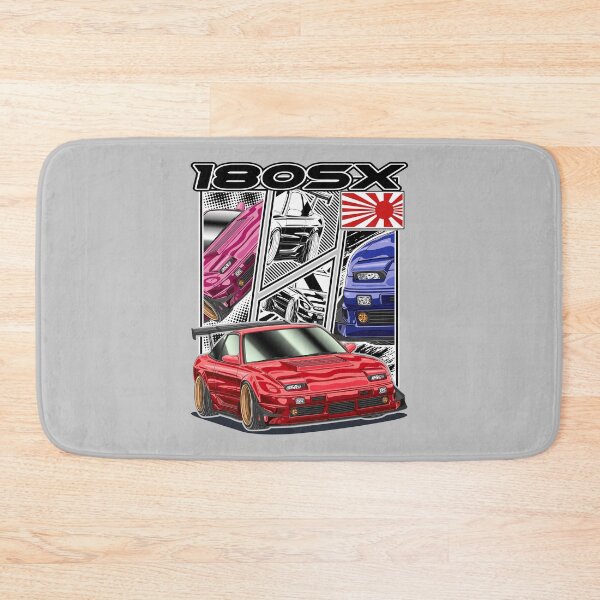 Item preview, Red Nissan 180SX Comic Style designed and sold by JDM Guyvit.