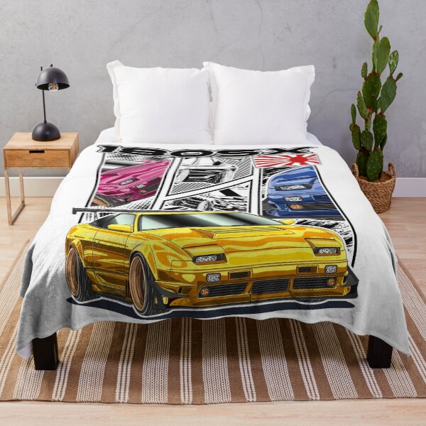 Item preview, Yellow Nissan 180SX Comic Style designed and sold by JDM Guyvit.