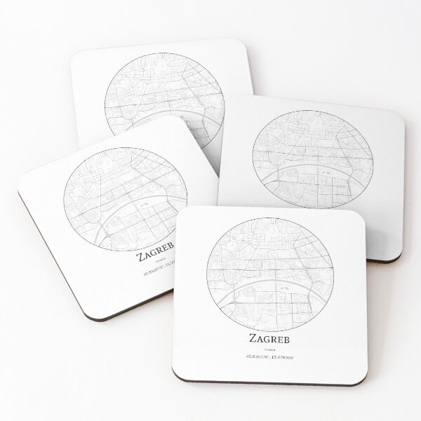 Item preview, Topography of Zagreb designed and sold by JohnnysHeath.