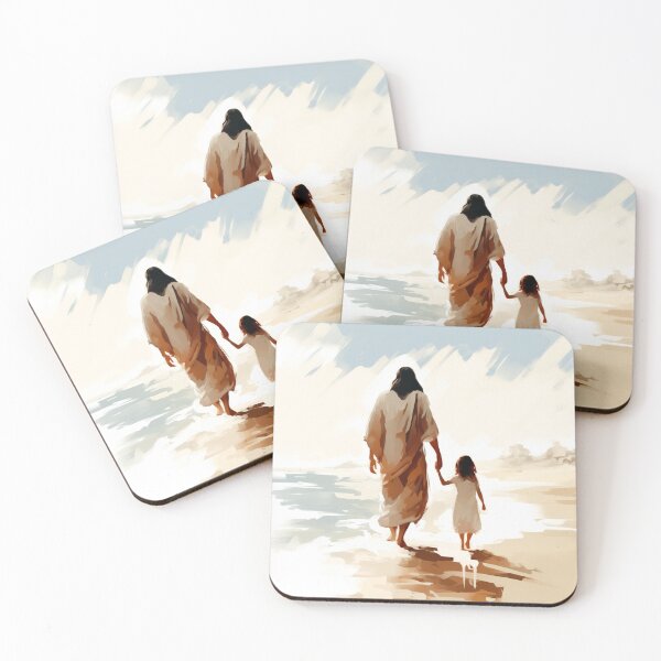 Item preview, Jesus Guiding Her Home Painting  designed and sold by AdamesArtStudio.
