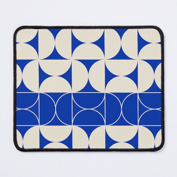 Item preview, Bauhaus Pattern Blue Beige designed and sold by lukassfr.