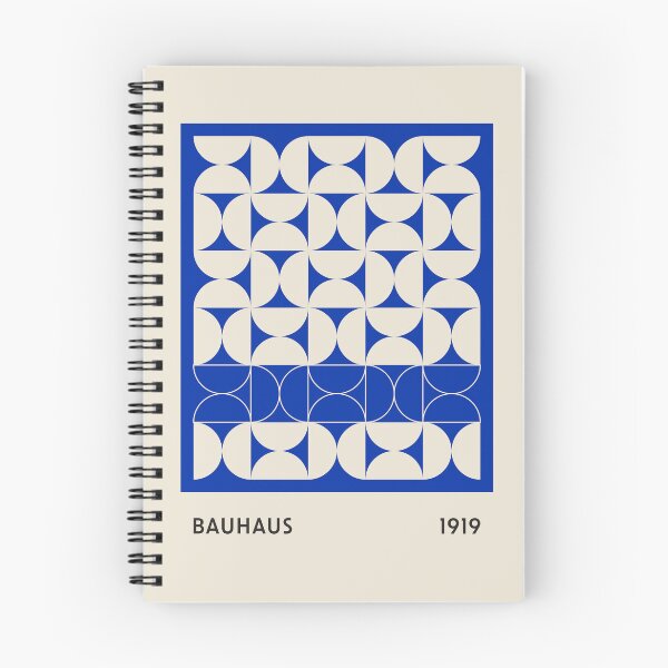 Item preview, Bauhaus Pattern Blue Beige designed and sold by lukassfr.