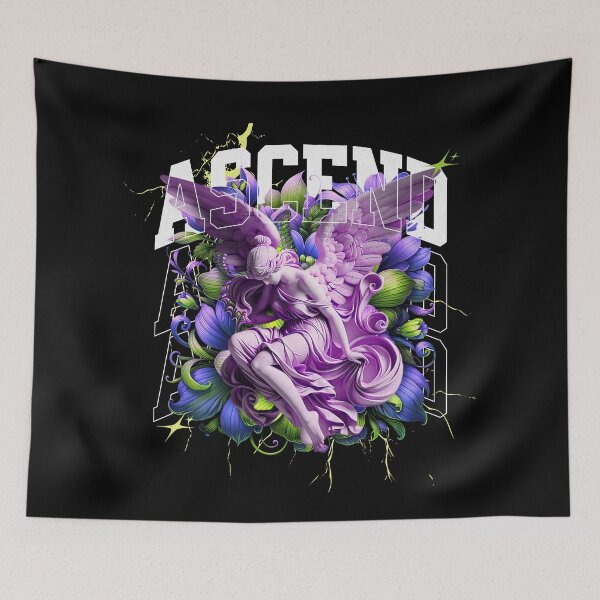 Item preview, Colourful Angel Graphic Hoodie designed and sold by TheInnerIndigo.