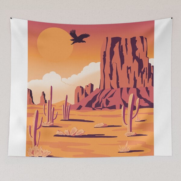 Item preview, Sunset in the desert designed and sold by drawlinershop.