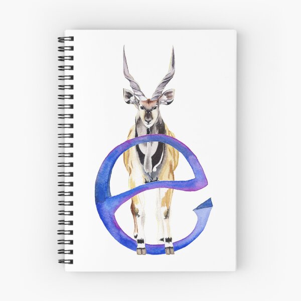 Artikelvorschau, e steht für Eland, Buchstabe des Riesen-Elenantilope-Tieralphabets entworfen und verkauft von ChaseWilderness.