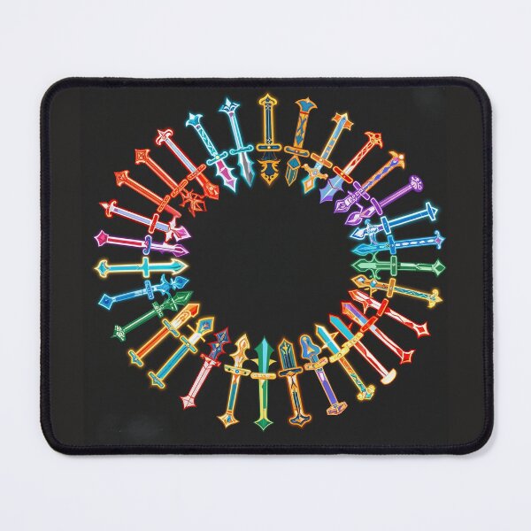 Item preview, Fantasy Neon Rainbow Swords designed and sold by Prachodayat Artworks.