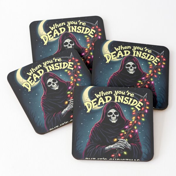 Item preview, When you're dead inside but it's christmas designed and sold by blackbean21.