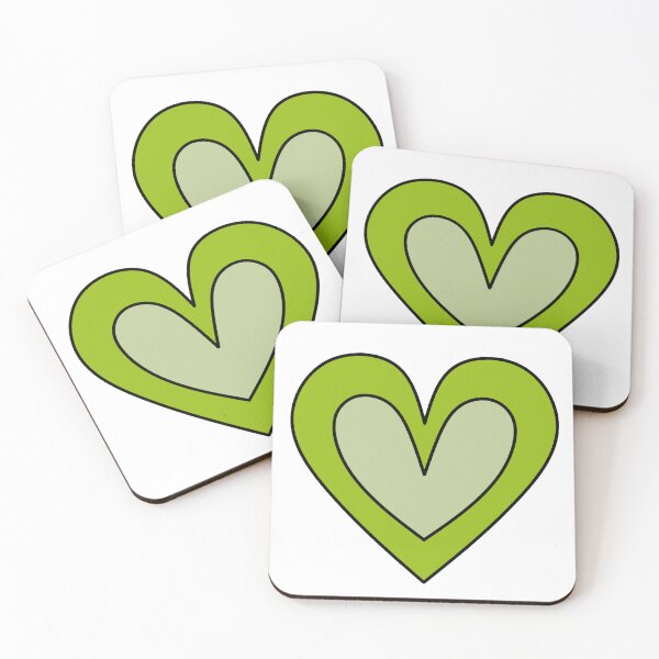 Item preview, Cute heart - Green  designed and sold by MrsCreative1.