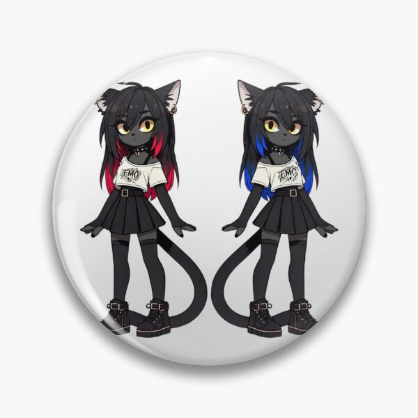 Item preview, Twin emo girl cats designed and sold by II0FU5.
