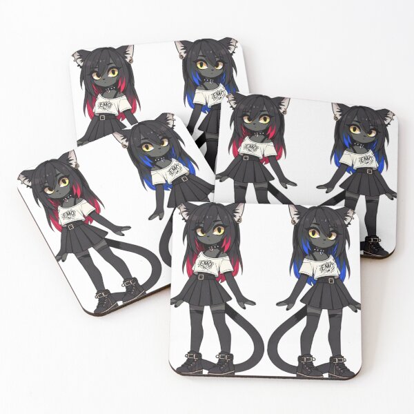 Item preview, Twin emo girl cats designed and sold by II0FU5.