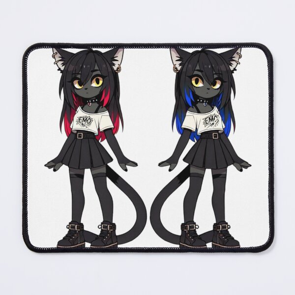 Item preview, Twin emo girl cats designed and sold by II0FU5.