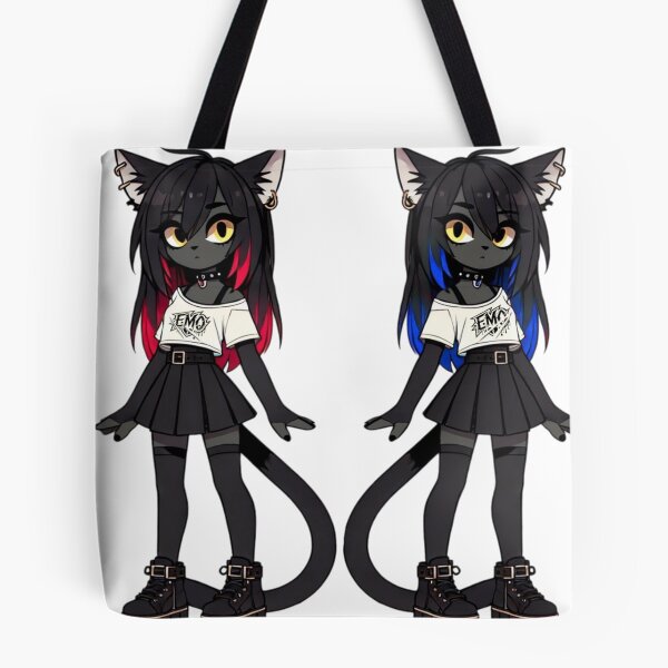 Item preview, Twin emo girl cats designed and sold by II0FU5.
