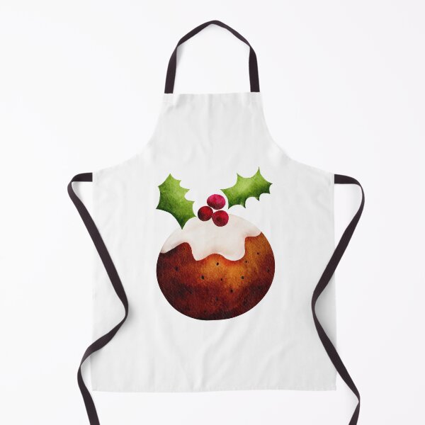 Item preview, Large watercolour Christmas pudding designed and sold by SJAPhoto.