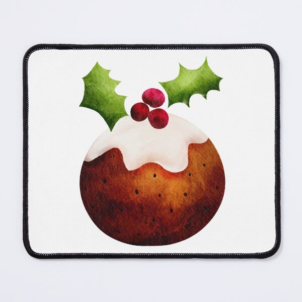 Item preview, Large watercolour Christmas pudding designed and sold by SJAPhoto.