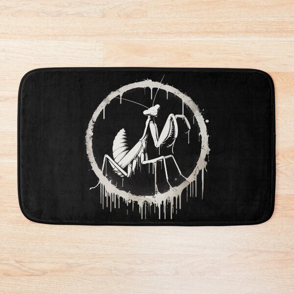 Item preview, Monochromatic Praying Mantis Street Art designed and sold by TomFrontierArt.