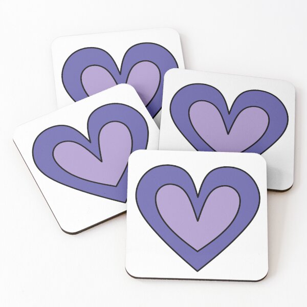 Item preview, Cute heart - Purple  designed and sold by MrsCreative1.