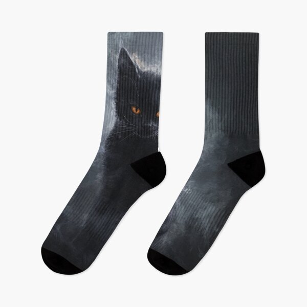 Item preview, Вark Black Cat In The Smoke designed and sold by GrinGalore.