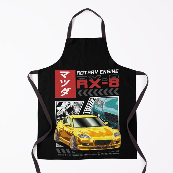 Item preview, Yellow Mazda RX-8 Comic Style designed and sold by JDM Guyvit.