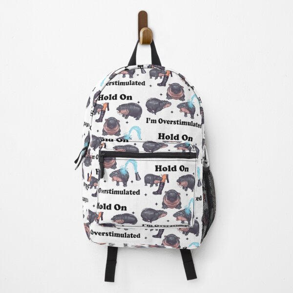 Item preview, Cutie Moo Deng Baby Hippo Hold On I'm Overstimulated designed and sold by LoveMingle.