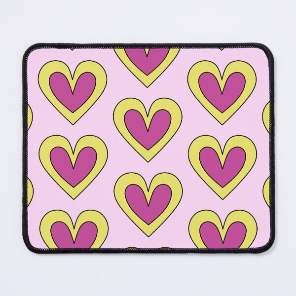 Item preview, Cute Heart - Pink and Yellow  designed and sold by MrsCreative1.