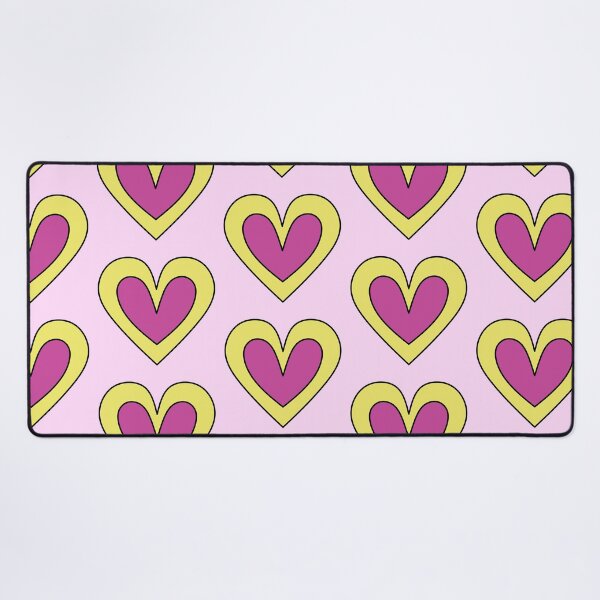 Item preview, Cute Heart - Pink and Yellow designed and sold by MrsCreative1.