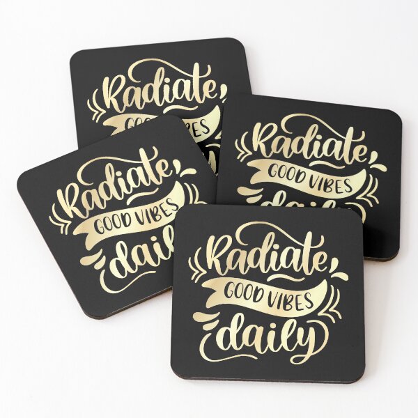 Item preview, Radiate good vibes daily designed and sold by Kubala Designs.