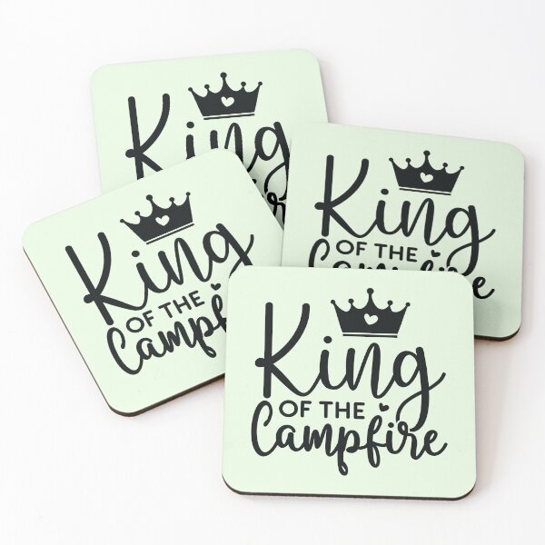 Item preview, King of the Campfire designed and sold by NettiesWallArt.