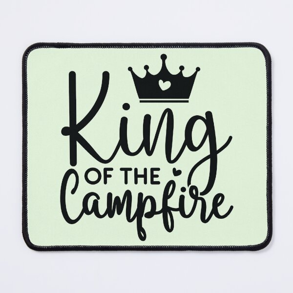 Item preview, King of the Campfire designed and sold by NettiesWallArt.