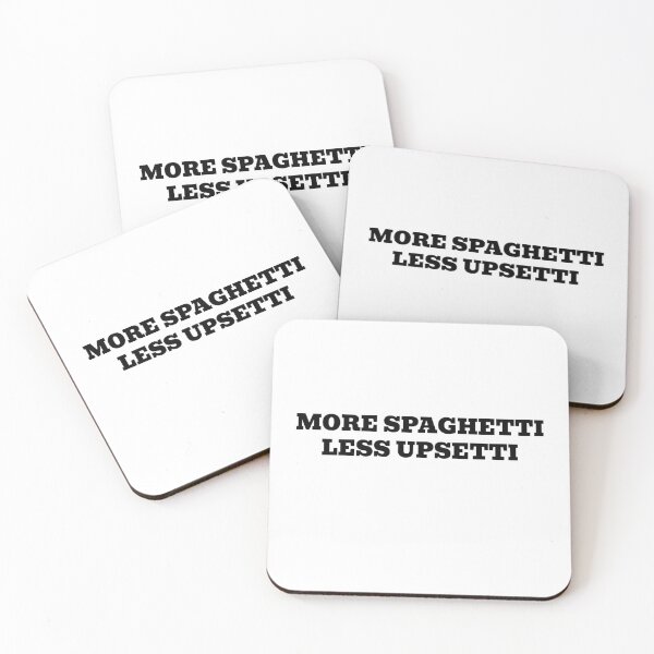 Item preview, More Spaghetti Less Upsetti designed and sold by WakeNBake-Tees.