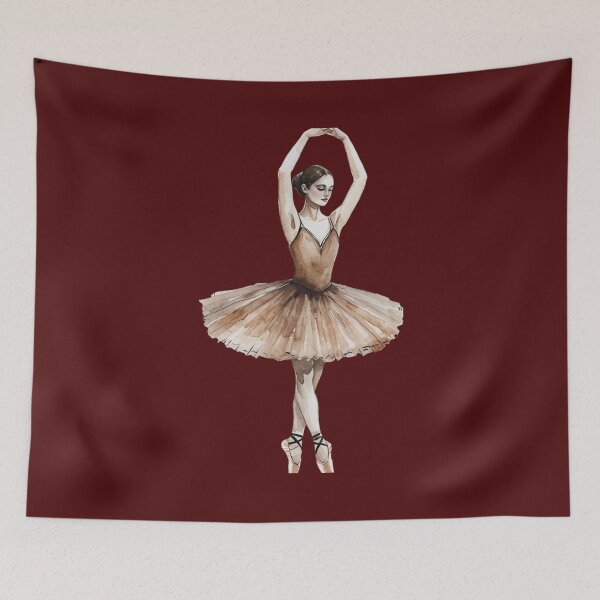 Item preview, Watercolor Ballerina En Pointe,  designed and sold by Aise06.