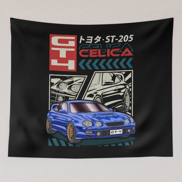 Item preview, Blue Celica GT-4 ST205 Comic Style designed and sold by JDM Guyvit.
