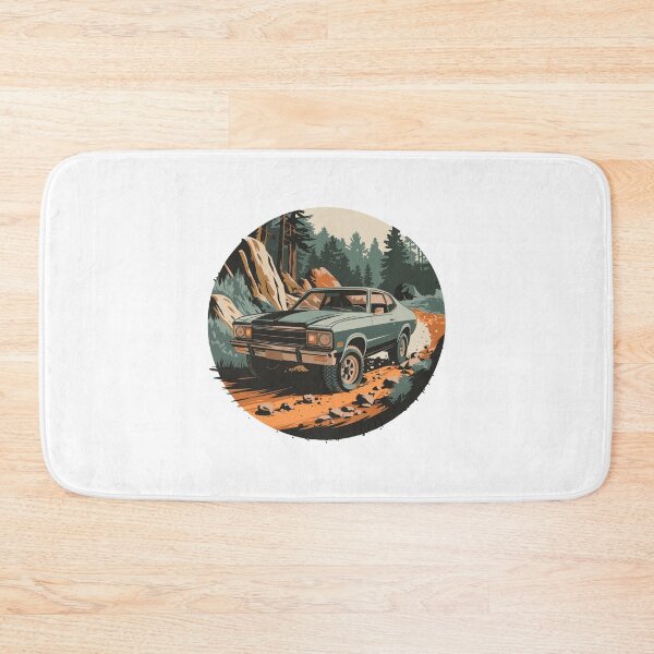 Item preview, Vintage Offroad Adventure Rugged 1970s Car in Nature off grid designed and sold by w1ckerman.