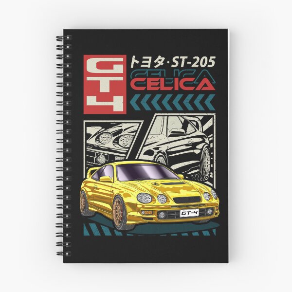 Item preview, Yellow Celica GT-4 ST205 Comic Style designed and sold by JDM Guyvit.