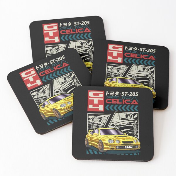 Item preview, Yellow Celica GT-4 ST205 Comic Style designed and sold by JDM Guyvit.