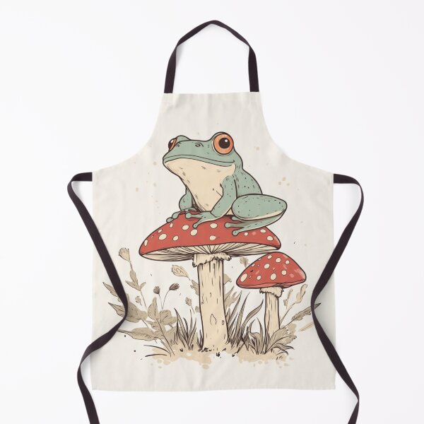 Item preview, Cute Frog On Mushroom designed and sold by GrinGalore.