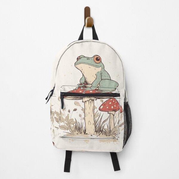 Item preview, Cute Frog On Mushroom designed and sold by GrinGalore.
