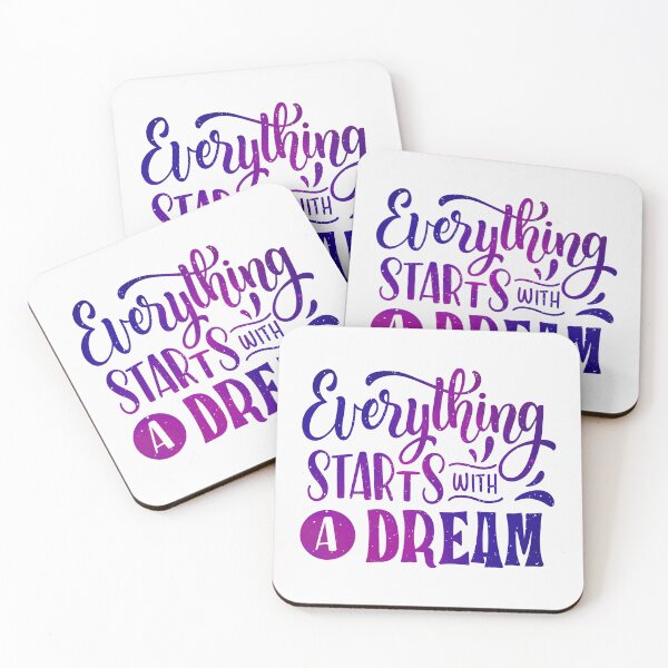 Item preview, Everything starts with a dream designed and sold by Kubala Designs.