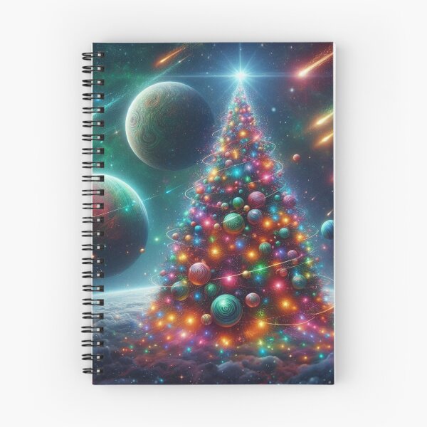 Item preview, Abstract Christmas Tree in Space designed and sold by kharatsuchita.